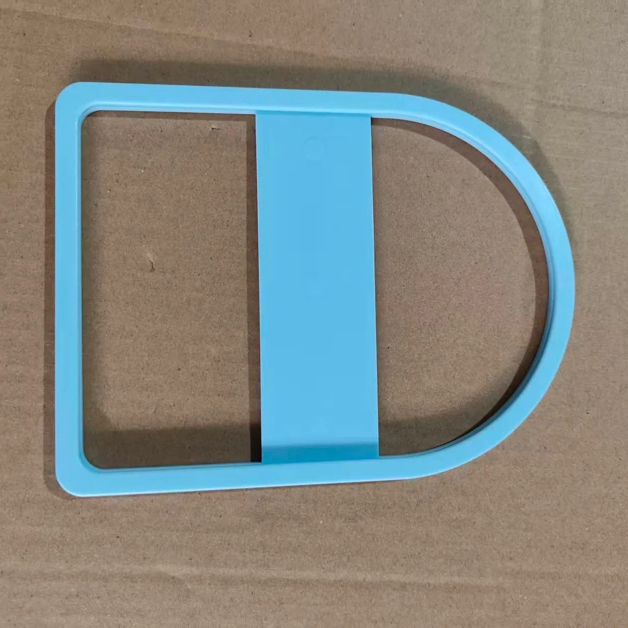 Light Blue Arch Plastic Makeup Mirror Frame ABS Decorative Vanity Mirror Border 