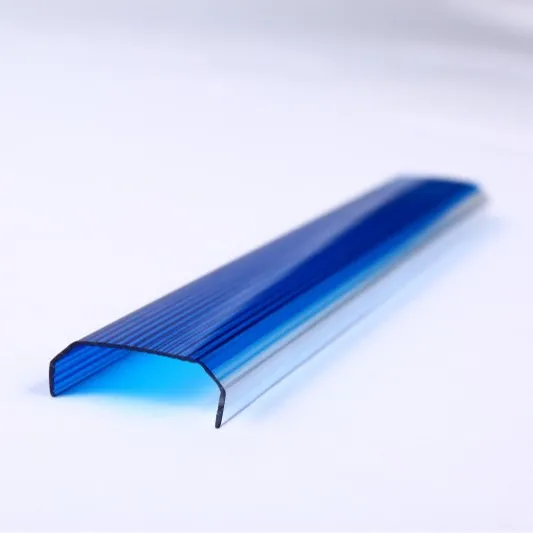 Transparent Blue Striped PC Profile Ligh